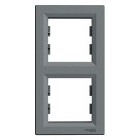 Schneider EPH5810262 ASFORA függőleges acél kettes keret