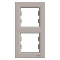 Schneider EPH5810269 ASFORA függőleges bronz kettes keret