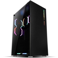 ABKONCORE Ramesses 320 RGB fekete ablakos (Táp nélküli) számítógép ház