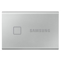 Samsung 1000GB USB 3.2 (MU-PC1T0S/WW) ezüst ujjlenyomatolvasós T7 Touch külső SSD