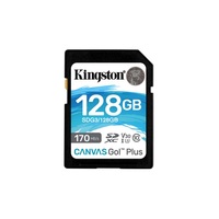 Kingston 128GB SD Canvas Go Plus (SDXC Class 10 UHS-I U3) (SDG3/128GB) memória kártya