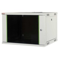 Lande LN-EUBOX09U5445-LG-1 EURObox 19" 9U 540x450 szürke fali rack szekrény