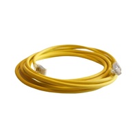 Legrand 051553 RJ45-RJ45 Cat6A árnyékolt (S/FTP) LSZH (LSOH) 3 méter sárga d: 5,2mm AWG28 LCS3 patch kábel