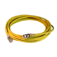 Legrand 051554 RJ45-RJ45 Cat6A árnyékolt (S/FTP) LSZH (LSOH) 5 méter sárga d: 5,2mm AWG28 LCS3 patch kábel
