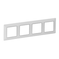 Legrand 754034 Valena Life fehér–króm 4-es keret