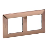 Legrand 754162 Valena Life réz dekor kettős keret