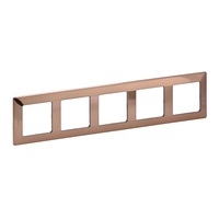 Legrand 754165 Valena Life réz dekor 5-ös keret