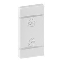 Legrand 755565 MyHome (Valena Life) fehér általános BE/KI jelölés bal oldali burkolat
