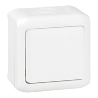 Legrand 782365 Forix 10 AX - 250 V fehér IP44 falon kívüli keresztkapcsoló