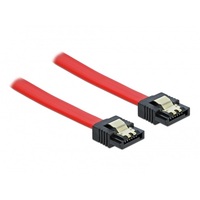 Delock 82677 SATA 6Gbps 50cm egyenes-egyenes piros kábel