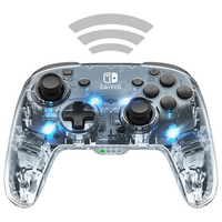 PDP 500-137-EU Afterglow Wireless Deluxe+ Audio Nintendo Switch/Switch 2 vezeték nélküli átlátszó kontroller