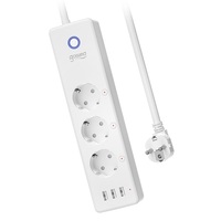 GOSUND P1 Smart Wi-Fi-s okos elosztó, 3xUSB és 3x230V, 1.5m kábel