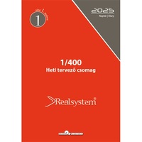 Realsystem 1/400 éves heti beosztású gyűrűs naptár kiegészítő