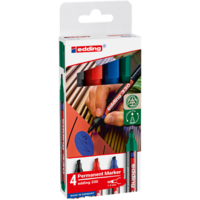 Edding 330 4db-os 1-5mm vegyes színű permanent marker készlet
