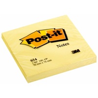 3M Post-it 76x102mm sárga jegyzettömb