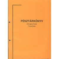 A.SZNY.504 A4 álló 50lapos "Pénztárkönyv" nyomtatvány