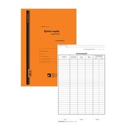 2x25lapos tömb + 9db 2lapos garnitúra "Építési napló, naplórész" nyomtatvány
