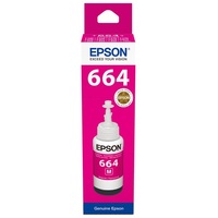 Epson T6643 70ml EcoTank kompatibilis magenta tintapalack