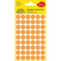 Avery 3148 12mm 270db-os világosnarancs jelölőpont