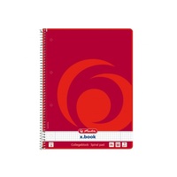 Herlitz A4 160lapos kockás perforált spirálfüzet