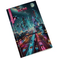 Realsystem 2025/2026 friends cyberpunk diák zsebkönyv