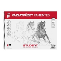 ICO Student B4 famentes vázlatfüzet