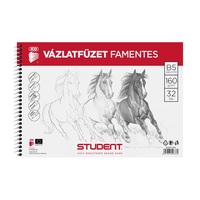 ICO Student B5 famentes vázlatfüzet