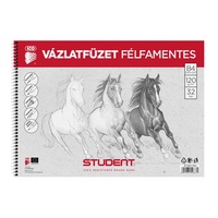 ICO Student B4 félfamentes vázlatfüzet