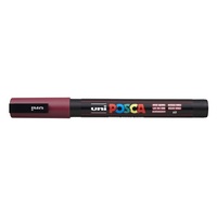 Uni POSCA PC-3M vörösbor marker