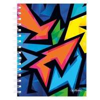 Herlitz Neon Art A5 100 lapos kockás spirál butikkönyv