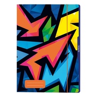 Herlitz Neon Art A4 gumis mappa