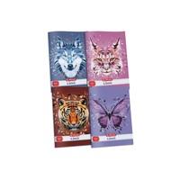 Herlitz Wild Animals A4 kockás füzet