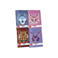 Herlitz Wild Animals A5 vonalas füzet