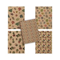 Pátria Design ECO Nature A4 40lapos kockás vegyes színű füzet