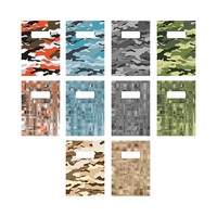 Pátria Design Camouflage A5 vonalas vegyes színű füzet