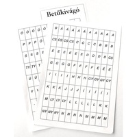4 ív ABC betűkivágó