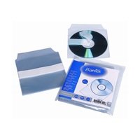 Bantex öntapadós 25db/cs CD/DVD zseb