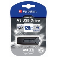 Verbatim 49189 Store`n`Go v3 128GB USB 3.0 Flash Drive