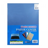 Office Depot A4 230gr bőrhatású 100db-os kék hátlap