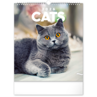 Realsystem 2026 Cats 6087-CA falinaptár Realsystem 2026 Cats 6087-CA falinaptár