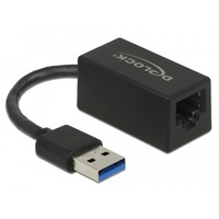 Delock 65903 SuperSpeed USB-A 3.1 Gen 1 apa > Gigabit LAN 10/100/1000Mbps anya adapter