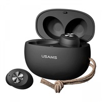 Usams BHUES02 True Wireless Bluetooth fekete fülhallgató