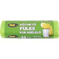 Köthető füles 25 literes 20db/roll kukabélelő