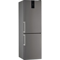 Whirlpool W7 831T OX H inox, alulfagyasztós, Hűtő:239L, Fagyasztó:104L, Total No frost hűtőszekrény