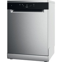 Whirlpool WFC 3C33 F X inox, programok száma: 8, szabadonálló, 14 terítékes mosogatógép 