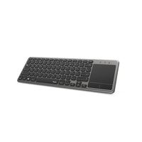 Hama 13182653 "KW-600T" HUN USB vezeték nélküli fekete billentyűzet (touchpad)