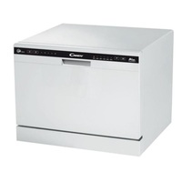Candy CDCP fehér, programok száma: 6, asztali, 6 terítékes mosogatógép 