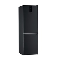 Whirlpool W7 821O K fekete, alulfagyasztós, Hűtő:239L, Fagyasztó:104L, Total No frost hűtőszekrény