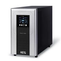 AEG Protect C 3000VA 4xIEC C13+1xIEC C19+1xSorkapocs VFI online kettős konverziós bővíthető szünetmentes tápegység