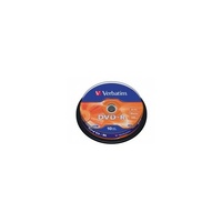 VERBATIM 43523 DVD-R 4,7GB/16x/matt ezüst írható felület/egyszer írható DVD 10db/csomag
